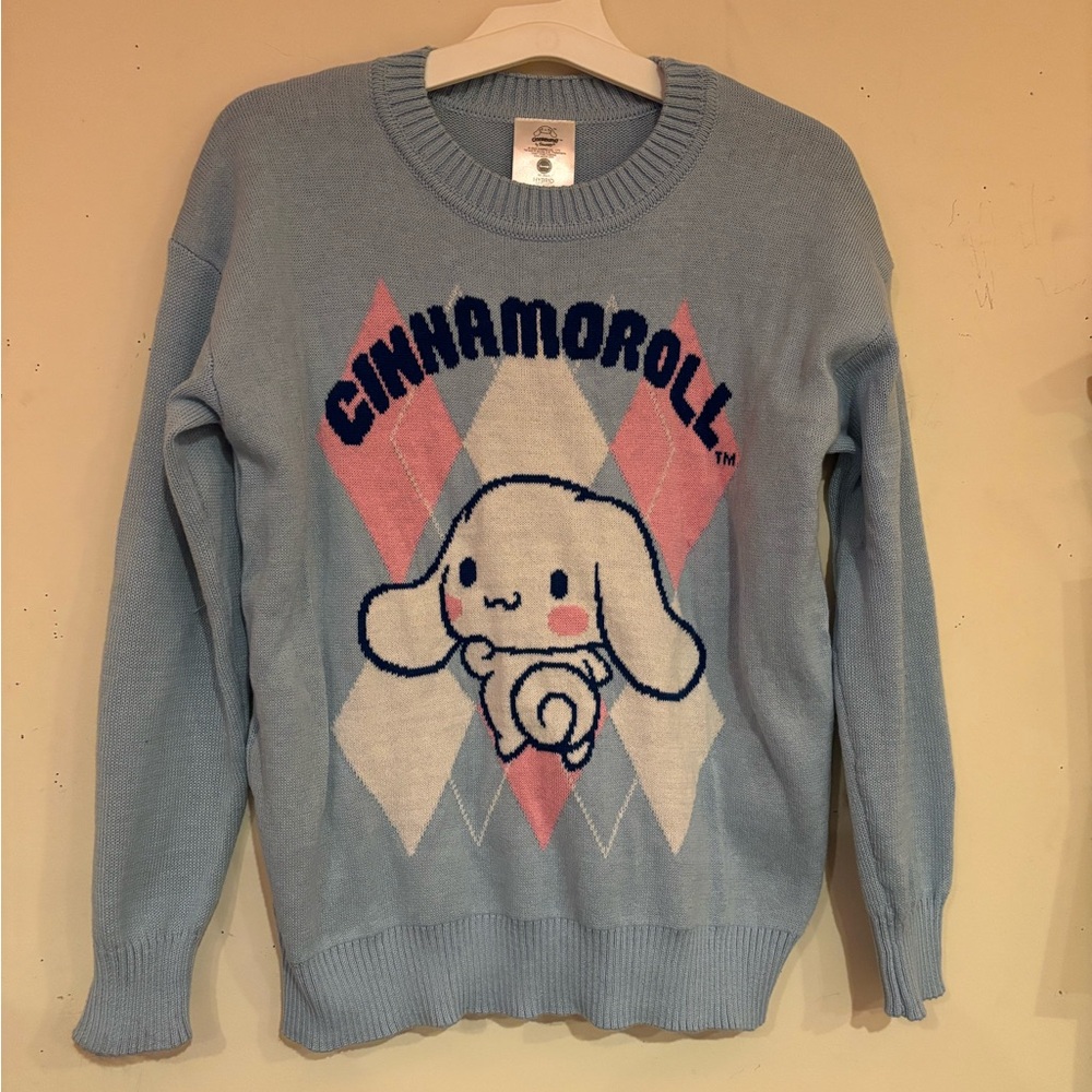 Long sleeve cinnamon roll sanrio shirt